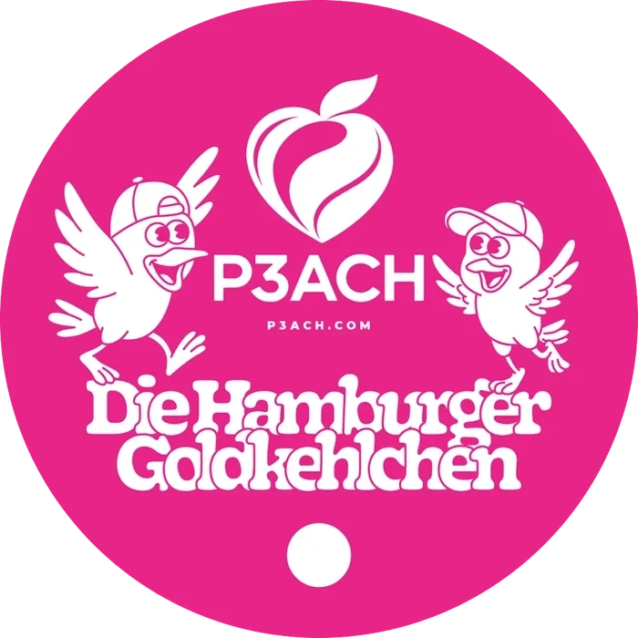 Limited P3ACH × Goldkehlchen edition cover, available in the Goldkehlchen shop