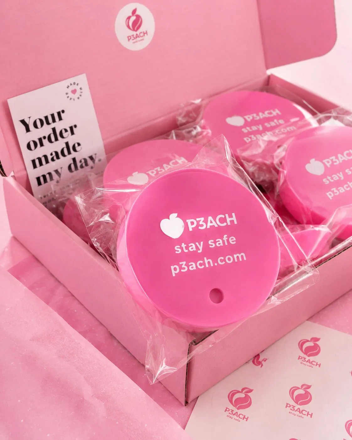 P3ACH packaging closeup
