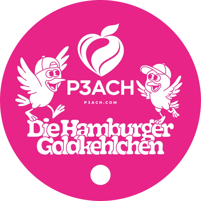 Deckeldesign der P3ACH × Goldkehlchen Edition